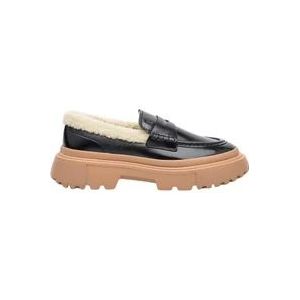 Hogan Loafers , Black , Dames , Maat: 40 EU