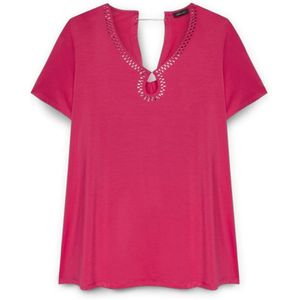 Fiorella Rubino, Dames, Blouses & Shirts, Roze, Maat: S