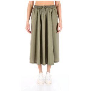 K-Way, Dames, Rokken, Groen, Maat: M Katoen,