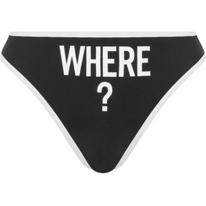 Moschino, Dames, Badkleding, Zwart, Maat: L Polyamide,