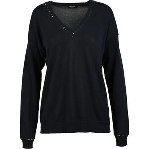 Fabiana Filippi, Dames, Truien, Blauw, Maat: XS Katoen,