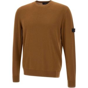 Peuterey, Heren, Truien, Bruin, Maat: M Wol,