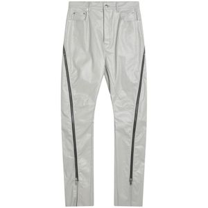 Rick Owens, Heren, Broeken, Wit, Maat: W30 Denim,