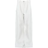 Jeans - Hoge Taille - Rechte Wijde Pijpen - Zwart - Katoen