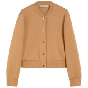 Max Mara, Dames, Jassen, Bruin, Maat: L Katoen,