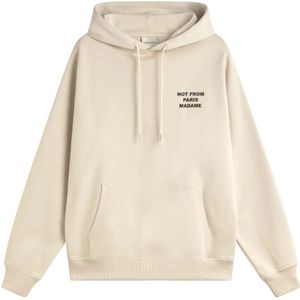 Drole de Monsieur, Heren, Sweatshirts & Hoodies, Beige, Maat: S Katoen,