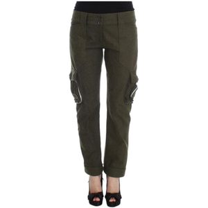 Ermanno Scervino - Cargo Broek - Groen - Dames - Katoen