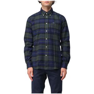 Barbour, Heren, Overhemden, Blauw, Maat: 3XL Katoen,