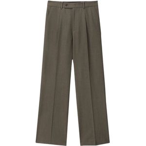 Tonywack, Heren, Broeken, Bruin, Maat: W34 Wol,