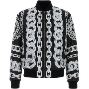 Versace, Heren, Jassen, Veelkleurig, Maat: S