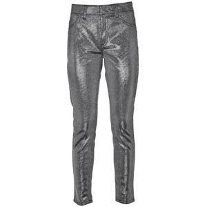 Dondup, Dames, Broeken, Grijs, Maat: W26 Lame,