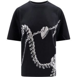 Burberry, Dames, Tops, Zwart, Maat: M