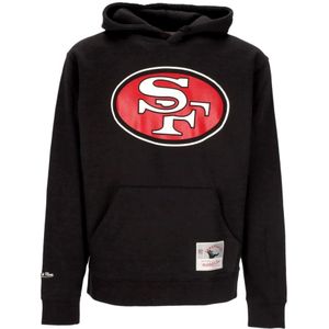 Mitchell & Ness, Heren, Sweatshirts & Hoodies, Zwart, Maat: L Katoen,
