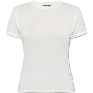 Acne Studios, Dames, Tops, Wit, Maat: XS Katoen,
