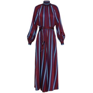 Forte Forte, Dames, Jurken, Veelkleurig, Maat: XS Zijde,