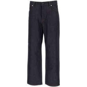 Stone Island, Heren, Jeans, Blauw, Maat: W32 Katoen,