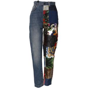Dolce & Gabbana, Dames, Jeans, Veelkleurig, Maat: 3XS Denim,