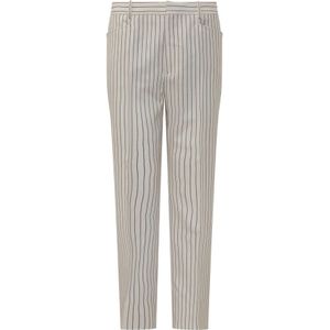 Tom Ford, Dames, Broeken, Wit, Maat: S Leer,
