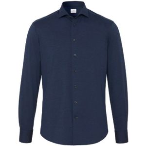 Traiano Milano, Heren, Overhemden, Blauw, Maat: XL Katoen,