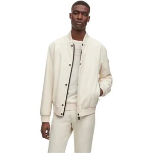 Hugo, Heren, Jassen, Wit, Maat: S Poliester,