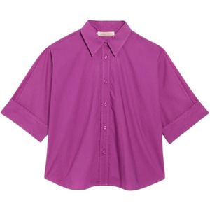 Vanessa Bruno, Dames, Blouses & Shirts, Paars, Maat: 2XS