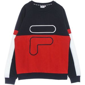 Fila, Heren, Sweatshirts & Hoodies, Veelkleurig, Maat: L Katoen,