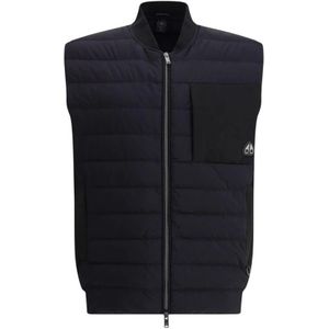 Moose Knuckles, Heren, Jassen, Zwart, Maat: XL Nylon,