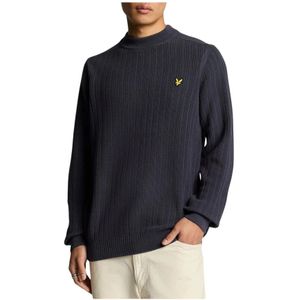 Lyle & Scott, Heren, Truien, Blauw, Maat: XS Katoen,