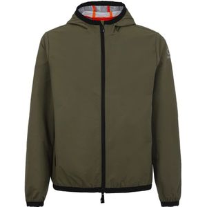 Suns, Heren, Jassen, Groen, Maat: M Polyamide,