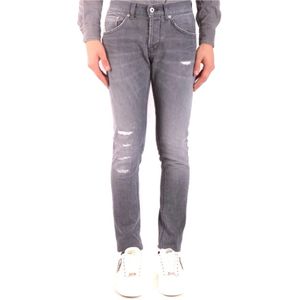 Dondup, Heren, Jeans, Zwart, Maat: W38 Denim,