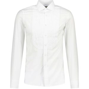 Tagliatore, Heren, Overhemden, Wit, Maat: 4XL Katoen,