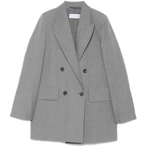 Max Mara, Dames, Jassen, Grijs, Maat: M