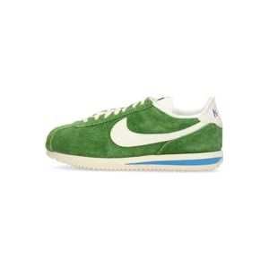 Nike Vintage Suede Cortez Sneakers , Green , Dames , Maat: 38 1/2 EU