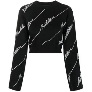 Rotate Birger Christensen, Dames, Truien, Zwart, Maat: XS