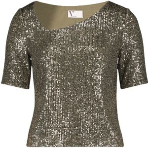 vera mont, Dames, Blouses & Shirts, Bruin, Maat: 2XL Leer,