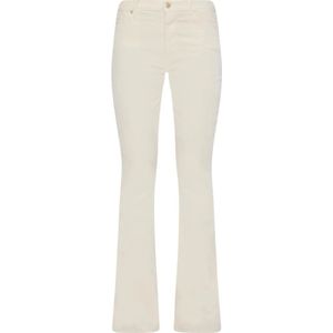 7 For All Mankind, Dames, Jeans, Beige, Maat: W26 Velours,