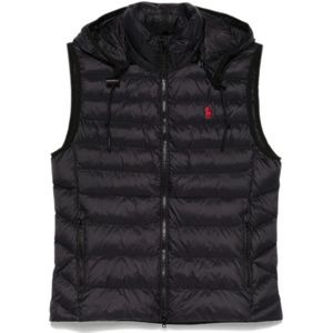 Polo Ralph Lauren, Dames, Jassen, Zwart, Maat: M Nylon,