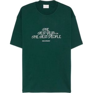 Drole de Monsieur, Heren, Tops, Groen, Maat: L Katoen,