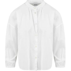 Aspesi, Dames, Blouses & Shirts, Wit, Maat: 2XS Katoen,