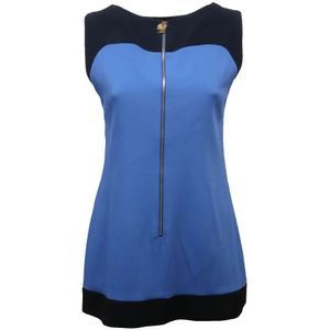 Fay, Dames, Tops, Blauw, Maat: S Zijde,