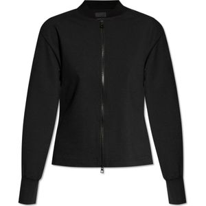 Moncler, Dames, Sweatshirts & Hoodies, Zwart, Maat: M Nylon,