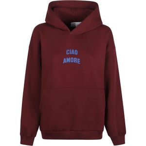 Giada Benincasa, Dames, Sweatshirts & Hoodies, Rood, Maat: M