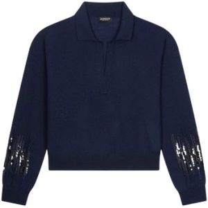 Dondup, Dames, Sweatshirts & Hoodies, Blauw, Maat: M Wol,