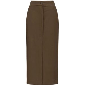 Pinko, Dames, Rokken, Groen, Maat: S Viscose,