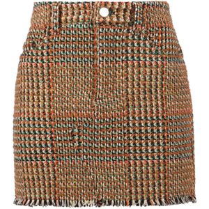 Stella McCartney, Dames, Rokken, Veelkleurig, Maat: 2XS Wol,