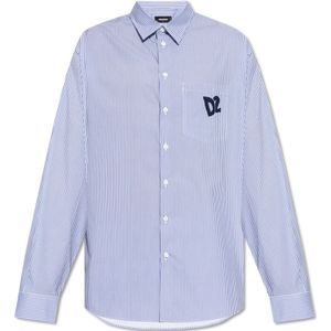 Dsquared2 - Summer Lovers - Overhemd - Blauw - Katoen