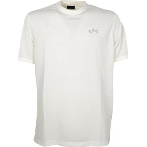 Paul & Shark, Heren, Tops, Wit, Maat: M Poliester,