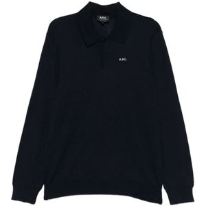 A.p.c., Heren, Truien, Blauw, Maat: L