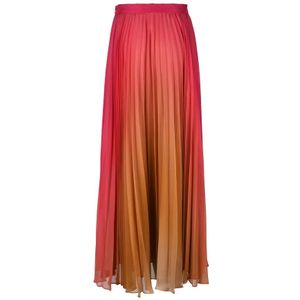 Beige/Fuxia Rok - Twinset Collection , Red , Dames , Maat: M