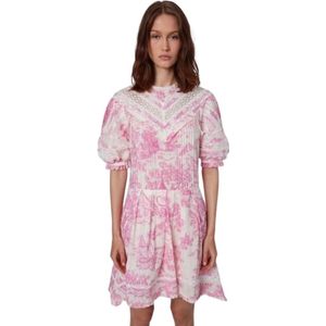 Zadig & Voltaire, Dames, Jurken, Roze, Maat: M Katoen,